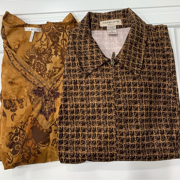 Bundle of two womens tops, see pics for sizes - Picture 1 of 12